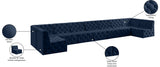Tuft Velvet Modular Sectional Sofa - Luxurious Deep Button Tufting with Infinite Configurations
