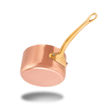Mauviel M'Heritage M'200 B Copper Sauce Pan With Lid, Brass Handle