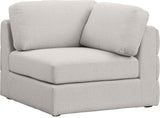Beckham Contemporary Corner Chair - Modular Design with Soft Upholstery for Stylish Living Spaces