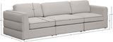 Beckham Modular Sofa - Contemporary Linen Textured Design for Infinite Configurations & Comfort