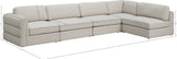 Beckham Modular Sectional Sofa in Soft Linen Fabric - Stylish Comfort for Contemporary Living Spaces