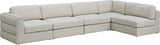 Beckham Modular Sectional Sofa in Soft Linen Fabric - Stylish Comfort for Contemporary Living Spaces