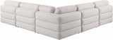 Beckham Modular Sectional Sofa in Soft Linen Fabric - Stylish Comfort for Contemporary Living Spaces