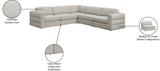 Beckham Modular Sectional Sofa in Soft Linen Fabric - Stylish Comfort for Contemporary Living Spaces