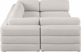 Beckham Modular Sectional Sofa in Soft Linen Fabric - Stylish Comfort for Contemporary Living Spaces