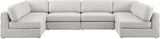 Beckham Modular Sectional Sofa in Soft Linen Fabric - Stylish Comfort for Contemporary Living Spaces
