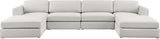 Beckham Modular Sectional Sofa in Soft Linen Fabric - Stylish Comfort for Contemporary Living Spaces