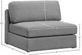 Beckham Contemporary Armless Chair - Modular Design for Infinite Configurations in Any Space