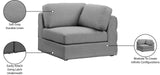 Beckham Contemporary Corner Chair - Modular Design with Soft Upholstery for Stylish Living Spaces