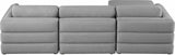 Beckham Modular Sectional Sofa - Soft Beige Linen Upholstery for Contemporary Living Spaces