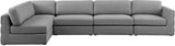 Beckham Modular Sectional Sofa - Soft Beige Linen Upholstery for Contemporary Living Spaces