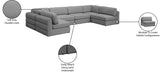Beckham Modular Sectional Sofa - Soft Beige Linen Upholstery for Contemporary Living Spaces