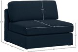 Beckham Contemporary Armless Chair - Modular Design for Infinite Configurations in Any Space