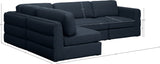 Beckham Modular Sectional Sofa - Soft Beige Linen Upholstery for Contemporary Living Spaces