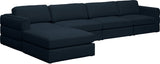 Beckham Modular Sectional Sofa - Soft Beige Linen Upholstery for Contemporary Living Spaces