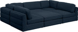 Beckham Modular Sectional Sofa - Soft Beige Linen Upholstery for Contemporary Living Spaces