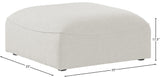 Miramar Modular Ottoman - Luxurious Soft Upholstery, Customizable Design, Perfect for Contemporary Spaces