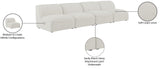 Miramar Modular Sofa - Luxurious Linen Texture, Contemporary Design, and Endless Configuration Options