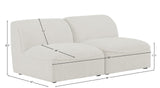 Miramar Modular Sofa - Luxurious Linen Texture, Contemporary Design, and Endless Configuration Options
