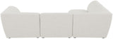 Miramar Modular Sectional: Luxurious Cream Linen Upholstery for Ultimate Comfort and Style