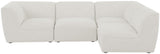 Miramar Modular Sectional: Luxurious Cream Linen Upholstery for Ultimate Comfort and Style