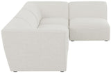 Miramar Modular Sectional: Luxurious Cream Linen Upholstery for Ultimate Comfort and Style
