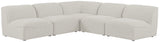 Miramar Modular Sectional: Luxurious Cream Linen Upholstery for Ultimate Comfort and Style