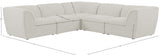 Miramar Modular Sectional: Luxurious Cream Linen Upholstery for Ultimate Comfort and Style