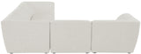 Miramar Modular Sectional: Luxurious Cream Linen Upholstery for Ultimate Comfort and Style