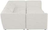 Miramar Modular Sectional: Luxurious Cream Linen Upholstery for Ultimate Comfort and Style