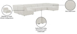 Miramar Modular Sectional: Luxurious Cream Linen Upholstery for Ultimate Comfort and Style
