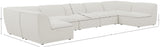 Miramar Modular Sectional: Luxurious Cream Linen Upholstery for Ultimate Comfort and Style