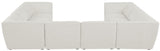 Miramar Modular Sectional: Luxurious Cream Linen Upholstery for Ultimate Comfort and Style