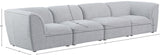 Miramar Modular Sofa - Luxurious Linen Texture, Contemporary Design, and Endless Configuration Options