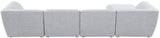 Miramar Modular Sectional Sofa - Soft Cream Linen Upholstery, Contemporary Design for Stylish Comfort