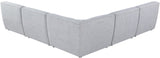 Miramar Modular Sectional Sofa - Soft Cream Linen Upholstery, Contemporary Design for Stylish Comfort