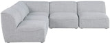 Miramar Modular Sectional Sofa - Soft Cream Linen Upholstery, Contemporary Design for Stylish Comfort