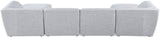 Miramar Modular Sectional Sofa - Soft Cream Linen Upholstery, Contemporary Design for Stylish Comfort