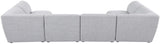 Miramar Modular Sectional Sofa - Soft Cream Linen Upholstery, Contemporary Design for Stylish Comfort