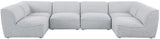 Miramar Modular Sectional Sofa - Soft Cream Linen Upholstery, Contemporary Design for Stylish Comfort
