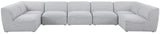 Miramar Modular Sectional Sofa - Soft Cream Linen Upholstery, Contemporary Design for Stylish Comfort