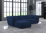 Miramar Contemporary Modular Sectional in Soft Cream Linen - Durable, Stylish, and Versatile Comfort