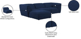 Miramar Contemporary Modular Sectional in Soft Cream Linen - Durable, Stylish, and Versatile Comfort