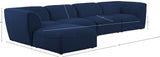 Miramar Contemporary Modular Sectional in Soft Cream Linen - Durable, Stylish, and Versatile Comfort