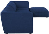 Miramar Contemporary Modular Sectional in Soft Cream Linen - Durable, Stylish, and Versatile Comfort