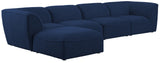 Miramar Contemporary Modular Sectional in Soft Cream Linen - Durable, Stylish, and Versatile Comfort