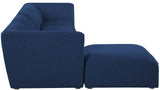 Miramar Contemporary Modular Sectional in Soft Cream Linen - Durable, Stylish, and Versatile Comfort