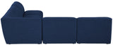 Miramar Contemporary Modular Sectional in Soft Cream Linen - Durable, Stylish, and Versatile Comfort