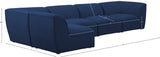 Miramar Contemporary Modular Sectional in Soft Cream Linen - Durable, Stylish, and Versatile Comfort