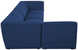 Miramar Contemporary Modular Sectional in Soft Cream Linen - Durable, Stylish, and Versatile Comfort